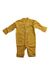 A Yellow Long Sleeve Rompers from Mothercare in size Newborn for boy. (Front View)