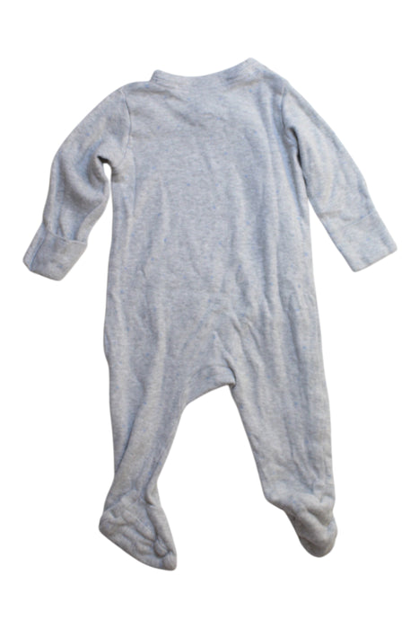 A Grey Onesies from Mothercare in size 3-6M for boy. (Back View)
