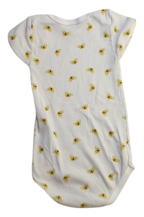 A Ivory Short Sleeve Bodysuits from Petit Bateau in size 18-24M for boy. (Back View)