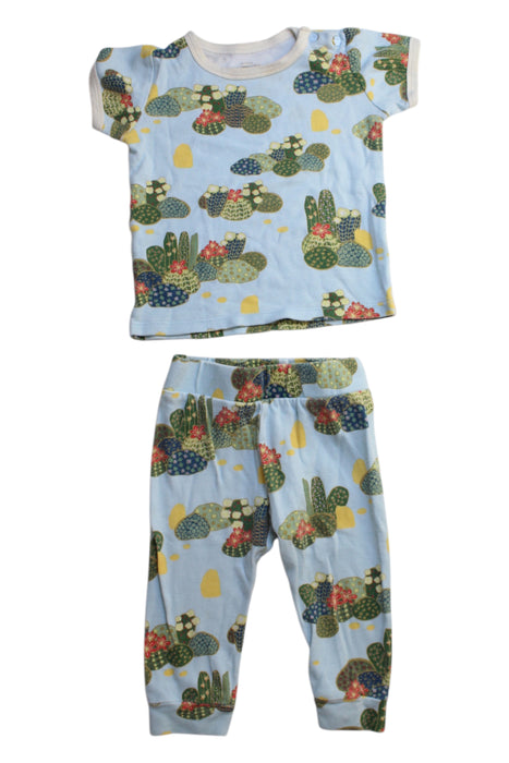A Multicolour Pants Sets from Apple Park in size 18-24M for boy. (Front View)
