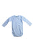 A Blue Long Sleeve Bodysuits from Petit Bateau in size 12-18M for boy. (Front View)