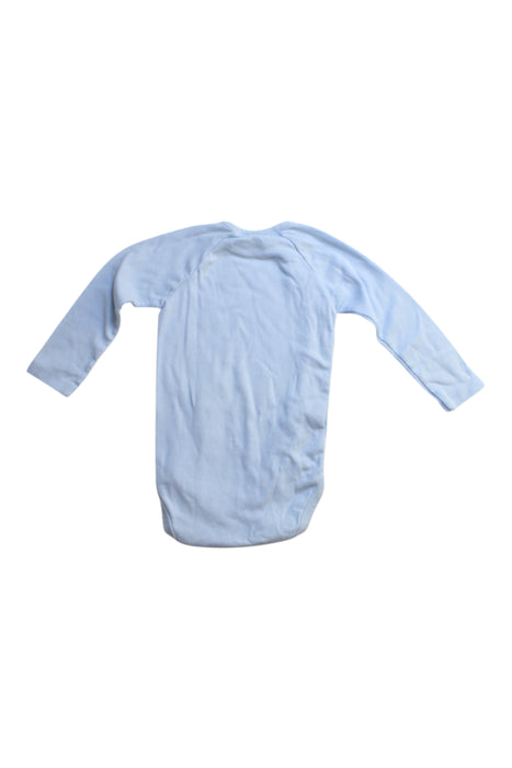 A Blue Long Sleeve Bodysuits from Petit Bateau in size 12-18M for boy. (Back View)