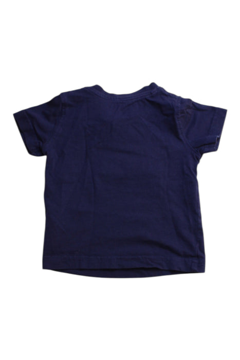 A Navy Short Sleeve T Shirts from Mothercare in size 3-6M for boy. (Back View)