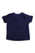 A Navy Short Sleeve T Shirts from Mothercare in size 3-6M for boy. (Back View)