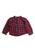 A Red Long Sleeve Shirts from Babidu in size 6-12M for boy. (Front View)