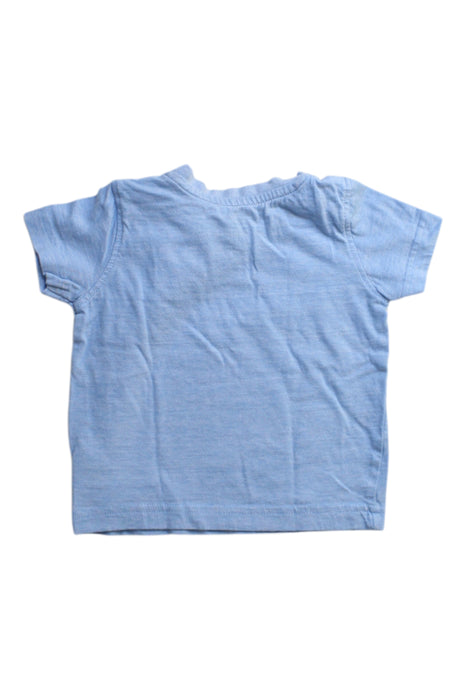 A Blue Short Sleeve T Shirts from Mothercare in size 3-6M for boy. (Back View)