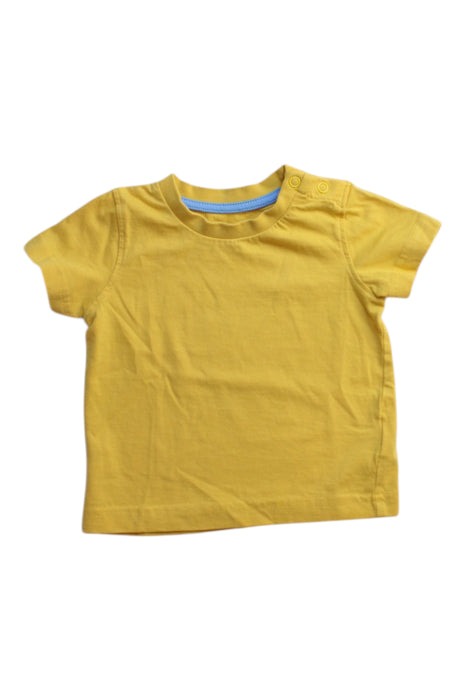 A Yellow Short Sleeve T Shirts from Mothercare in size 3-6M for boy. (Front View)