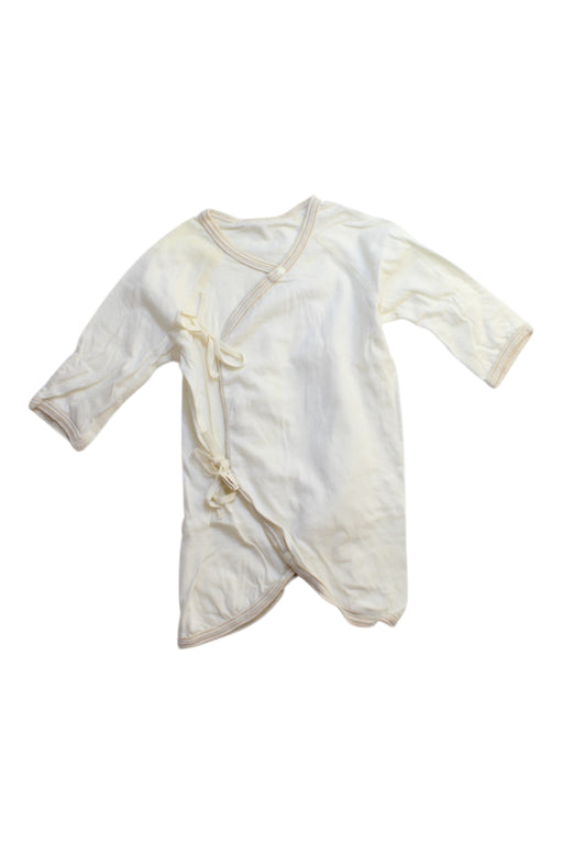 A White Onesies from Primeval in size 6-12M for boy. (Front View)