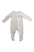 A White Onesies from Natures Purest in size 12-18M for neutral. (Front View)