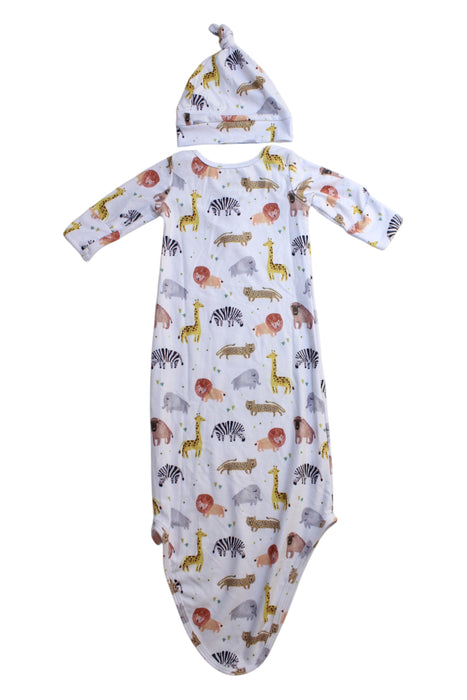 A Multicolour Nightgowns from Caden Lane in size 3-6M for neutral. (Back View)