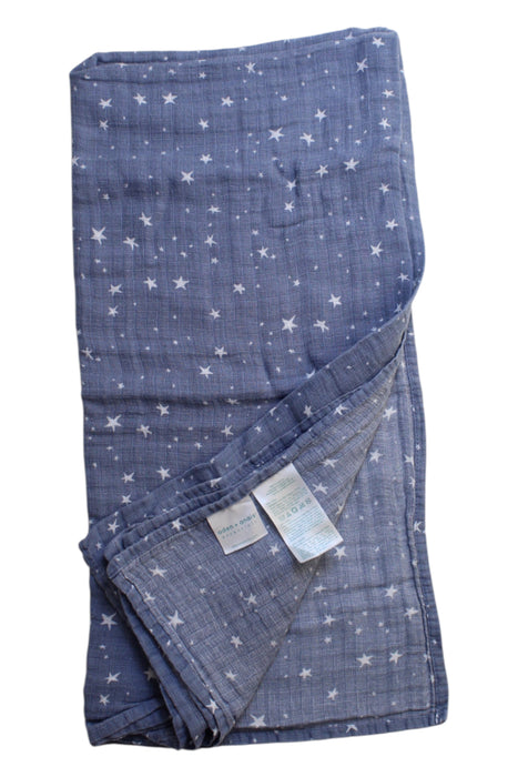 A Navy Blankets from Aden & Anais in size O/S for boy. (Back View)