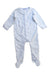 A Blue Onesies from Jacadi in size 6-12M for boy. (Front View)
