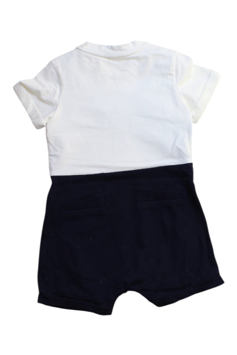 A White Short Sleeve Rompers from Nicholas & Bears in size 6-12M for boy. (Back View)