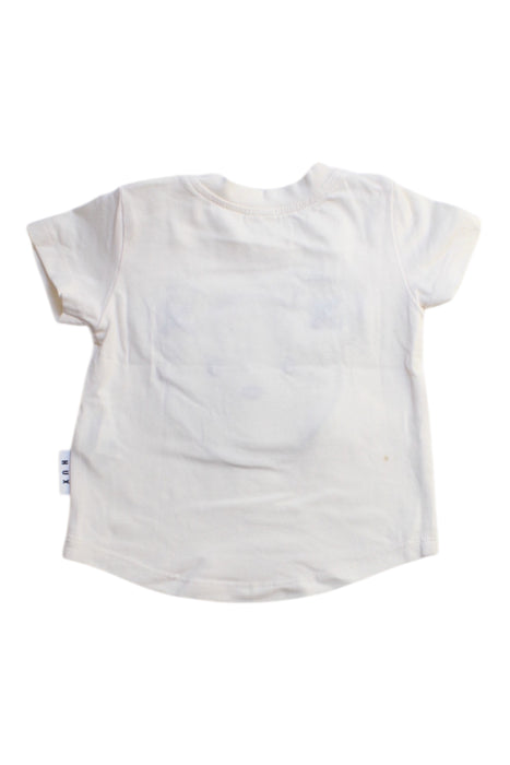 A White Short Sleeve T Shirts from Hux in size 3-6M for boy. (Back View)