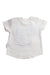 A White Short Sleeve T Shirts from Hux in size 3-6M for boy. (Back View)