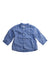 A Blue Long Sleeve Shirts from Tartine et Chocolat in size 18-24M for boy. (Front View)