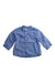 A Blue Long Sleeve Shirts from Tartine et Chocolat in size 18-24M for boy. (Front View)