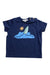 A Blue Short Sleeve T Shirts from Fina Ejerique in size 12-18M for boy. (Front View)