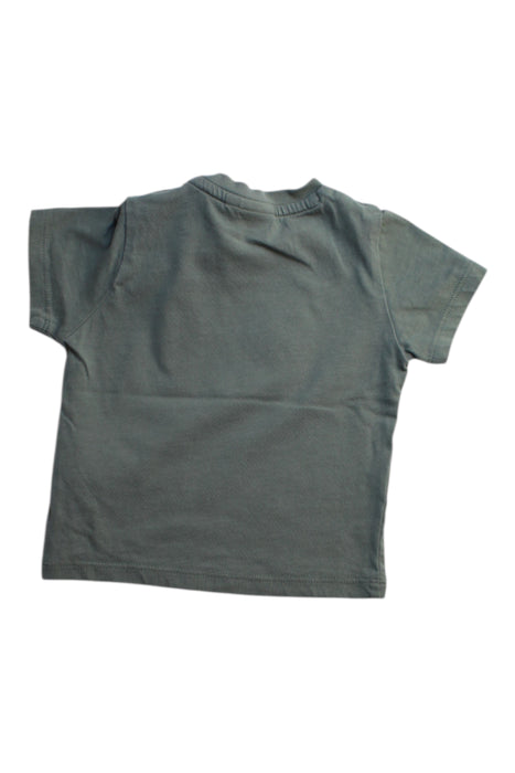 A Green Short Sleeve T Shirts from Boss in size 6-12M for boy. (Back View)