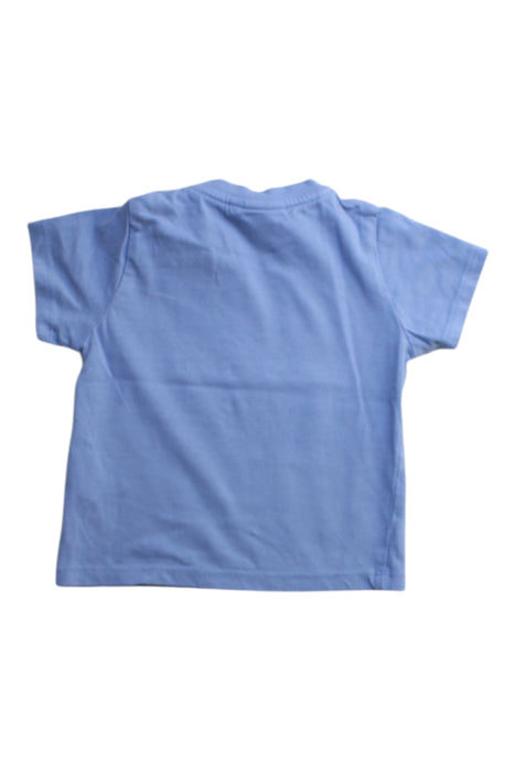 A Blue Short Sleeve T Shirts from Boss in size 6-12M for boy. (Back View)