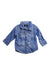 A Blue Long Sleeve Shirts from DSquared2 in size 6-12M for boy. (Front View)