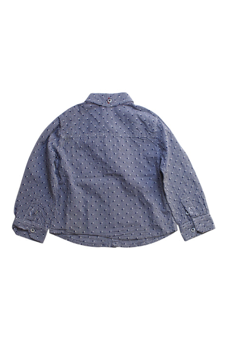 A Blue Long Sleeve Shirts from Emporio Armani in size 12-18M for boy. (Back View)