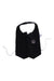 A Black Bibs from Dolce & Gabbana in size 0-3M for boy. (Front View)