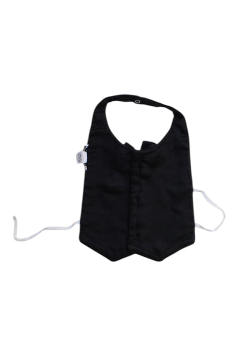 A Black Bibs from Dolce & Gabbana in size 0-3M for boy. (Back View)