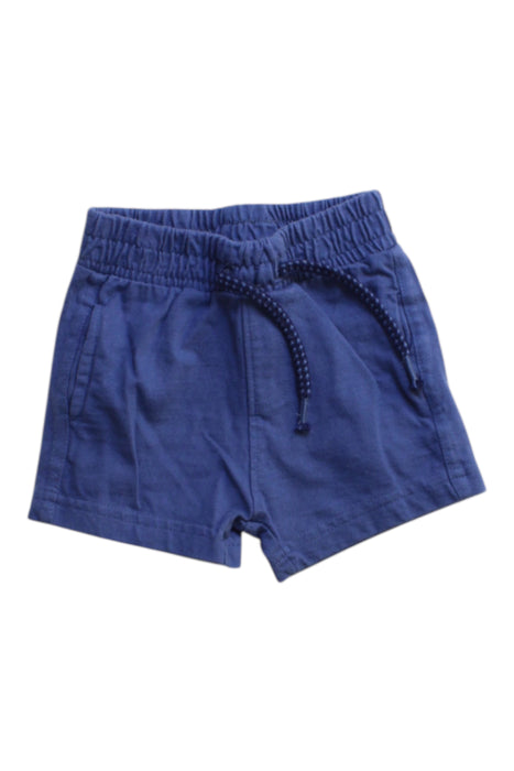 A Blue Shorts from Mothercare in size 3-6M for boy. (Front View)