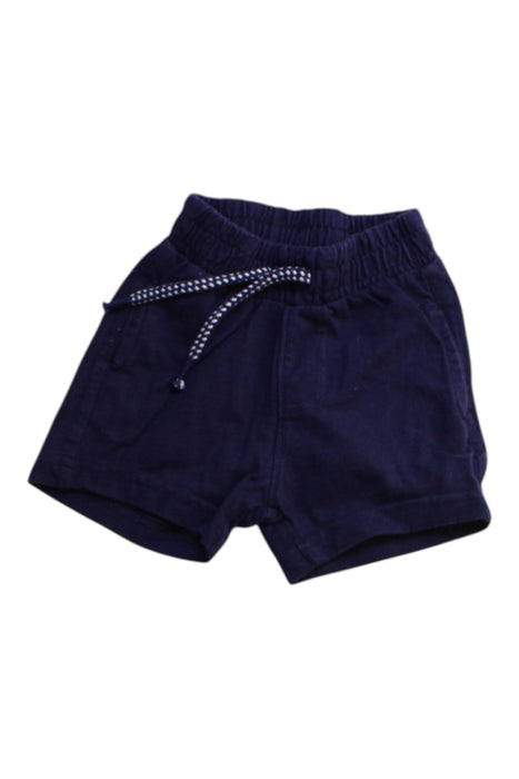 A Navy Shorts from Mothercare in size 3-6M for boy. (Front View)
