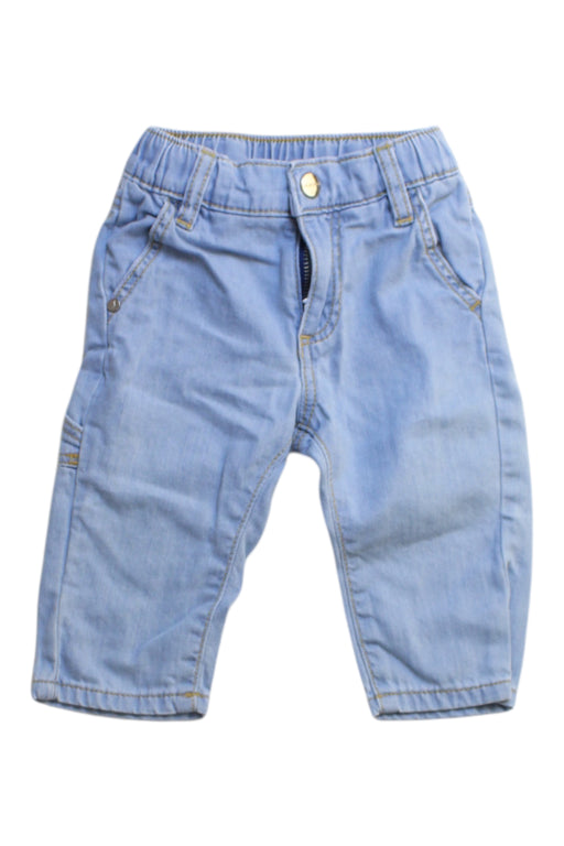 A Blue Jeans from Jacadi in size 3-6M for neutral. (Front View)