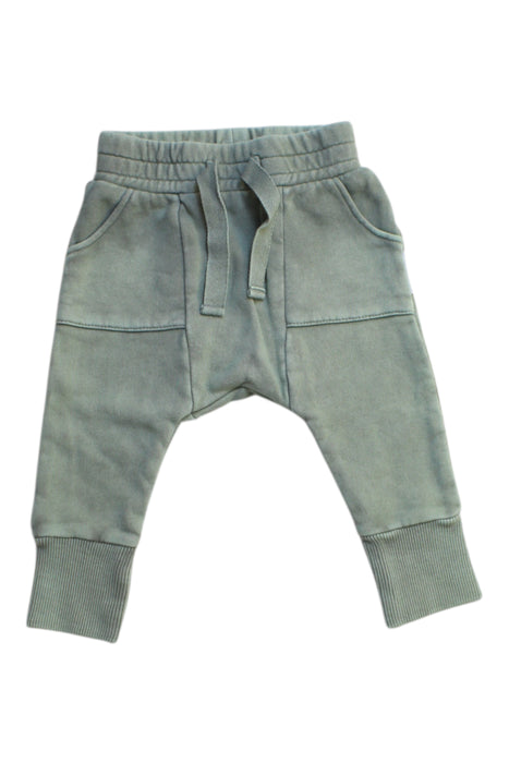A Green Sweatpants from Hux in size Newborn for boy. (Front View)