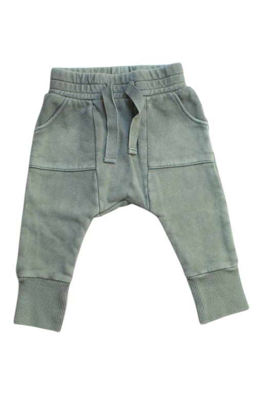 A Green Sweatpants from Hux in size Newborn for boy. (Front View)