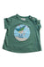 A Green Short Sleeve T Shirts from Nanos in size 6-12M for boy. (Front View)