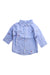 A Blue Long Sleeve Shirts from Jacadi in size 3-6M for boy. (Front View)