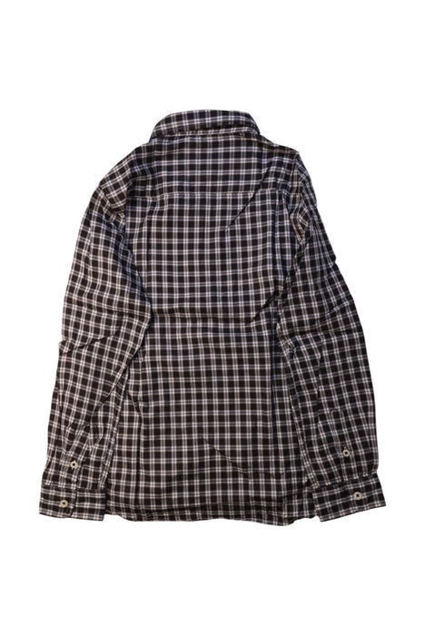 A Blue Long Sleeve Shirts from Massimo Dutti in size 7Y for boy. (Back View)