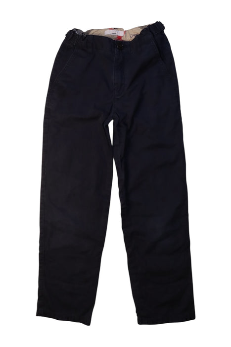 A Navy Casual Pants from Burberry in size 7Y for boy. (Front View)