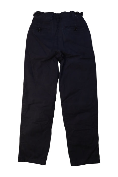 A Navy Casual Pants from Burberry in size 7Y for boy. (Back View)