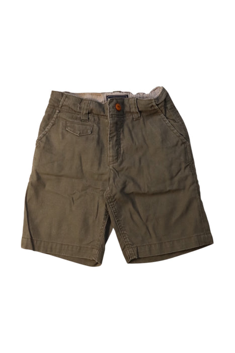 A Green Shorts from Massimo Dutti in size 5T for boy. (Front View)