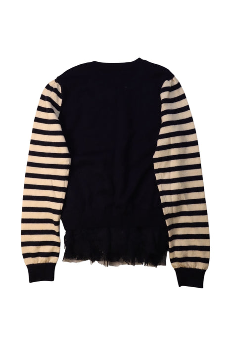 A Black Long Sleeve Tops from Nicholas & Bears in size 10Y for girl. (Back View)