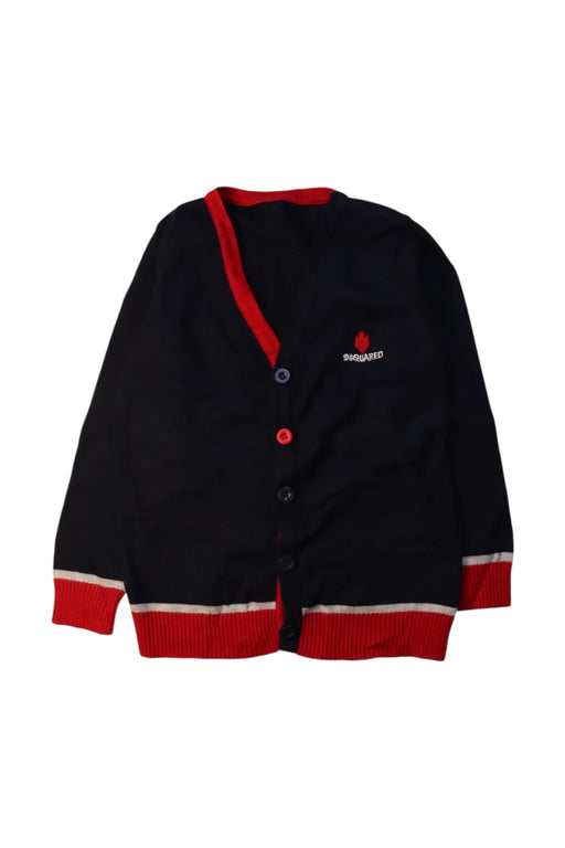 A Black Cardigans from DSquared2 in size 8Y for boy. (Front View)