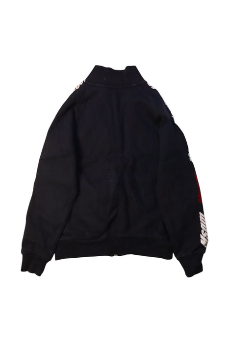 A Black Lightweight Jackets from MSGM in size 6T for boy. (Back View)