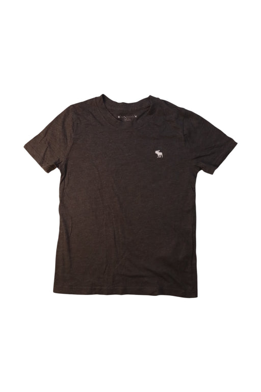 A Brown Short Sleeve T Shirts from Abercrombie & Fitch in size 7Y for boy. (Front View)