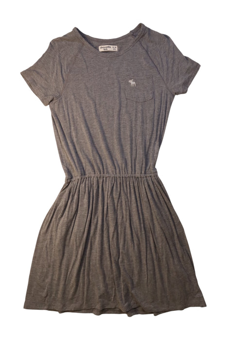 A Grey Short Sleeve Dresses from Abercrombie & Fitch in size 13Y for girl. (Front View)