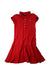 A Red Short Sleeve Dresses from Polo Ralph Lauren in size 12Y for girl. (Front View)