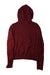 A Burgundy Hooded Sweatshirts from Abercrombie & Fitch in size 11Y for girl. (Back View)