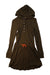A Brown Long Sleeve Dresses from Polo Ralph Lauren in size 8Y for girl. (Front View)