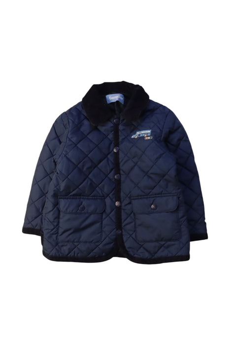 A Navy Puffer/Quilted Coats & Outerwear from Familiar in size 18-24M for boy. (Front View)