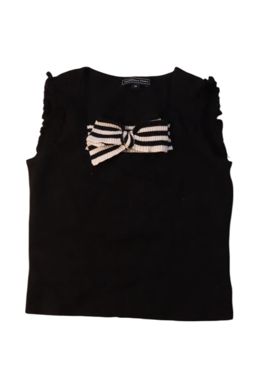 A Black Sleeveless Tops from Nicholas & Bears in size 3T for girl. (Front View)