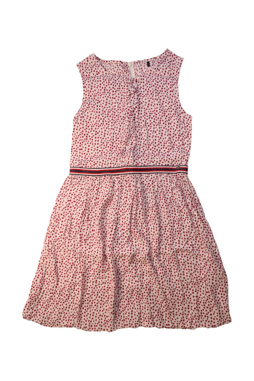 A Pink Sleeveless Dresses from IKKS in size 12Y for girl. (Front View)